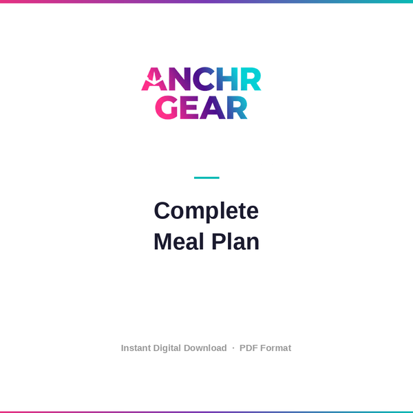 Complete Meal Plan