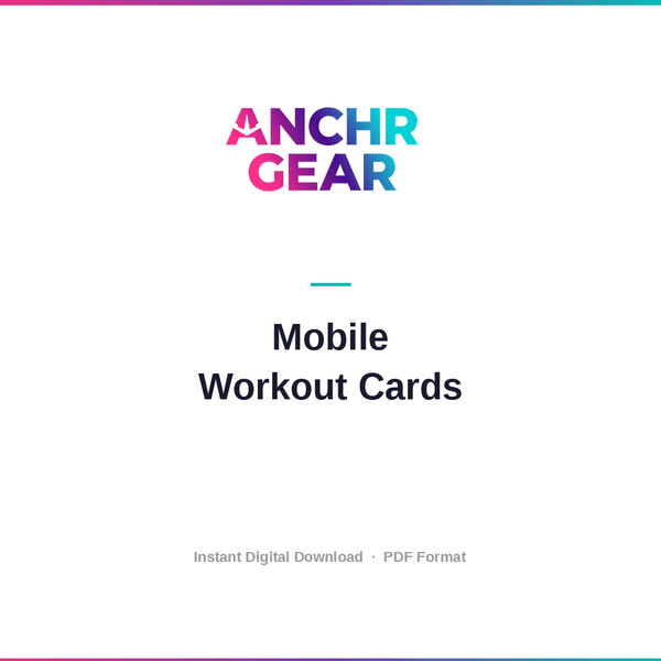Mobile Workout Cards